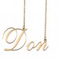 Custom Unique Charm Name Necklace Best Bridesmaid Jewelry Gifts for Her Don