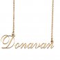 Custom Unique Charm Name Necklace Best Bridesmaid Jewelry Gifts for Her Donavan