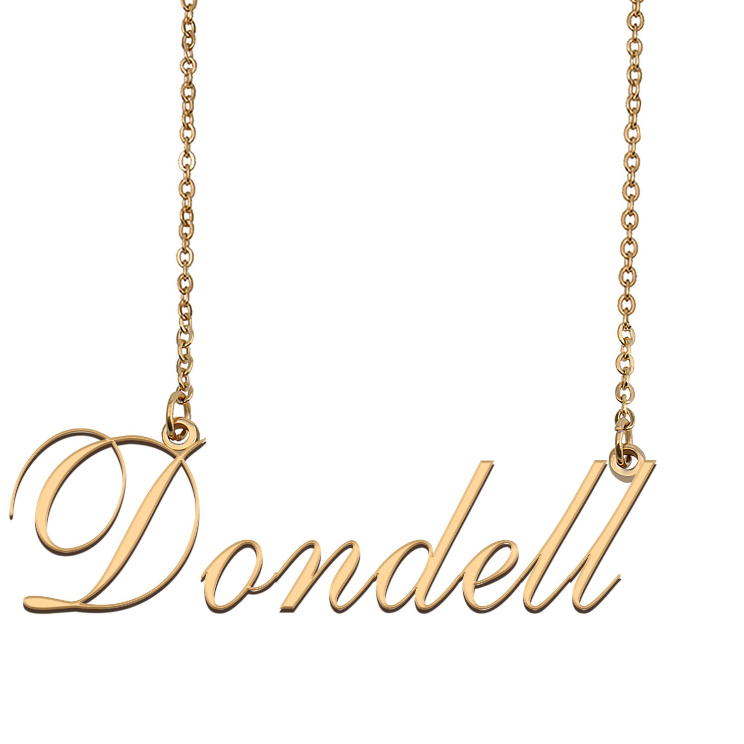 Custom Unique Charm Name Necklace Best Bridesmaid Jewelry Gifts for Her Dondell