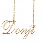 Custom Unique Charm Name Necklace Best Bridesmaid Jewelry Gifts for Her Donji