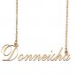 Custom Unique Charm Name Necklace Best Bridesmaid Jewelry Gifts for Her Donneisha