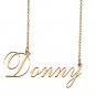 Custom Unique Charm Name Necklace Best Bridesmaid Jewelry Gifts for Her Donny