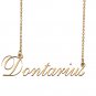Custom Unique Charm Name Necklace Best Bridesmaid Jewelry Gifts for Her Dontarius
