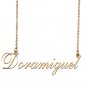 Custom Unique Charm Name Necklace Best Bridesmaid Jewelry Gifts for Her Doramiguel