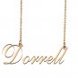Custom Unique Charm Name Necklace Best Bridesmaid Jewelry Gifts for Her Dorrell