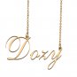 Custom Unique Charm Name Necklace Best Bridesmaid Jewelry Gifts for Her Dozy