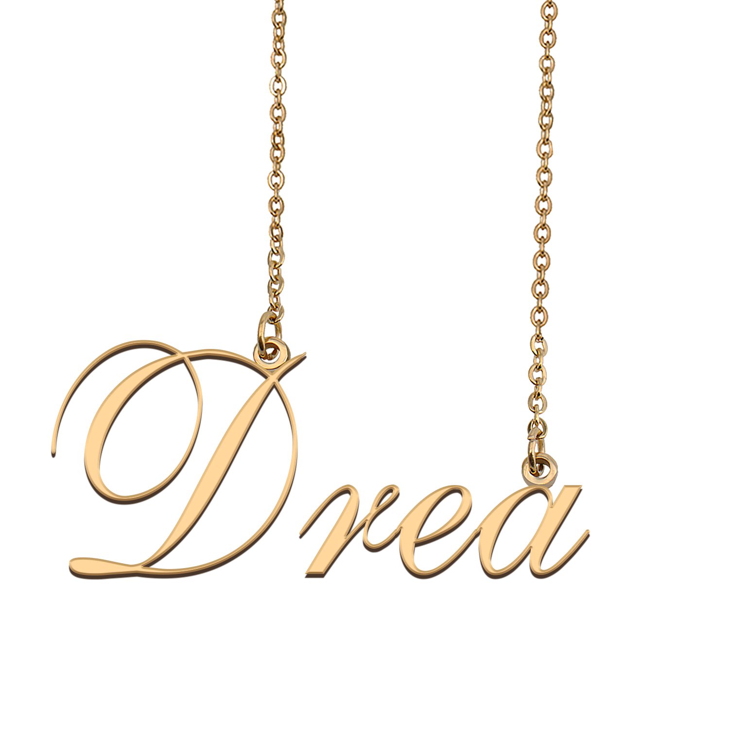 Custom Unique Charm Name Necklace Best Bridesmaid Jewelry Gifts for Her Drea