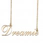 Custom Unique Charm Name Necklace Best Bridesmaid Jewelry Gifts for Her Dreamie