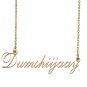 Custom Unique Charm Name Necklace Best Bridesmaid Jewelry Gifts for Her Dumshiijaay