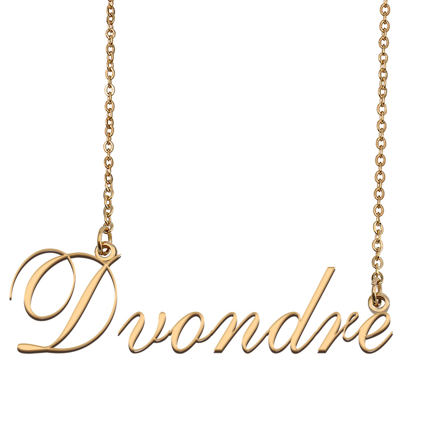 Custom Unique Charm Name Necklace Best Bridesmaid Jewelry Gifts for Her Dvondre