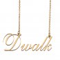 Custom Unique Charm Name Necklace Best Bridesmaid Jewelry Gifts for Her Dwalk
