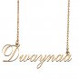 Custom Unique Charm Name Necklace Best Bridesmaid Jewelry Gifts for Her Dwaynaa