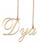 Custom Unique Charm Name Necklace Best Bridesmaid Jewelry Gifts for Her Dya