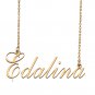 Custom Unique Charm Name Necklace Best Bridesmaid Jewelry Gifts for Her Edalina