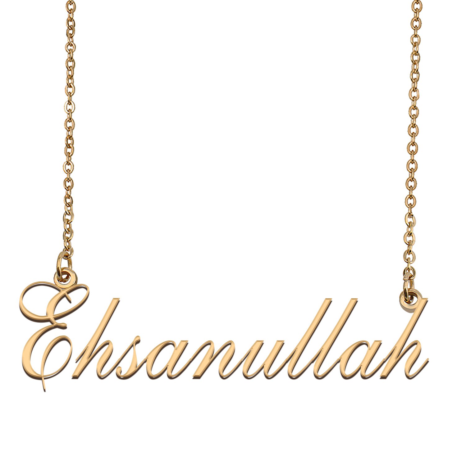 Custom Unique Charm Name Necklace Best Bridesmaid Jewelry Gifts for Her Ehsanullah