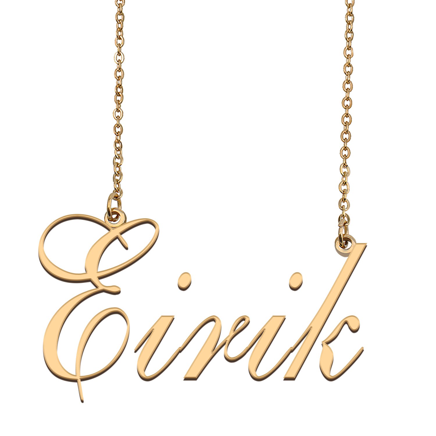 Custom Unique Charm Name Necklace Best Bridesmaid Jewelry Gifts for Her Eirik