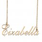 Custom Unique Charm Name Necklace Best Bridesmaid Jewelry Gifts for Her Eizabella