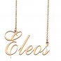 Custom Unique Charm Name Necklace Best Bridesmaid Jewelry Gifts for Her Eleos