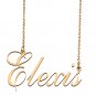 Custom Unique Charm Name Necklace Best Bridesmaid Jewelry Gifts for Her Elexis