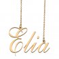 Custom Unique Charm Name Necklace Best Bridesmaid Jewelry Gifts for Her Elia
