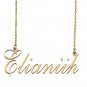 Custom Unique Charm Name Necklace Best Bridesmaid Jewelry Gifts for Her Elianiih