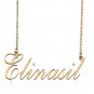 Custom Unique Charm Name Necklace Best Bridesmaid Jewelry Gifts for Her Elinasil