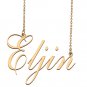 Custom Unique Charm Name Necklace Best Bridesmaid Jewelry Gifts for Her Eljin