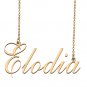 Custom Unique Charm Name Necklace Best Bridesmaid Jewelry Gifts for Her Elodia