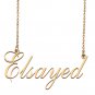 Custom Unique Charm Name Necklace Best Bridesmaid Jewelry Gifts for Her Elsayed