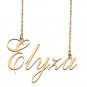 Custom Unique Charm Name Necklace Best Bridesmaid Jewelry Gifts for Her Elyza