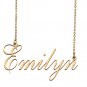 Custom Unique Charm Name Necklace Best Bridesmaid Jewelry Gifts for Her Emilyn
