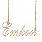 Custom Unique Charm Name Necklace Best Bridesmaid Jewelry Gifts for Her Emkon