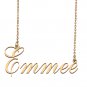 Custom Unique Charm Name Necklace Best Bridesmaid Jewelry Gifts for Her Emmee