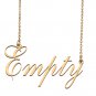 Custom Unique Charm Name Necklace Best Bridesmaid Jewelry Gifts for Her Empty