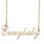 Custom Unique Charm Name Necklace Best Bridesmaid Jewelry Gifts for Her Ennybaby