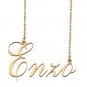 Custom Unique Charm Name Necklace Best Bridesmaid Jewelry Gifts for Her Enzo