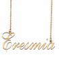 Custom Unique Charm Name Necklace Best Bridesmaid Jewelry Gifts for Her Eresmia
