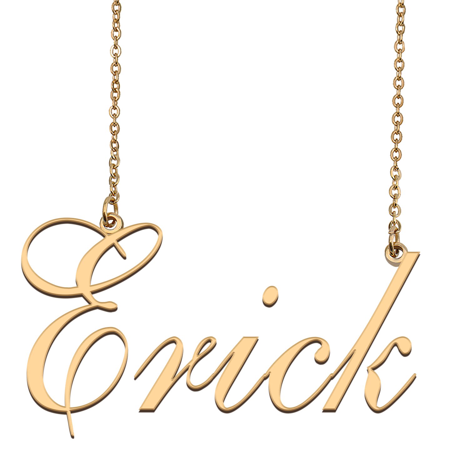 Custom Unique Charm Name Necklace Best Bridesmaid Jewelry Gifts for Her Erick