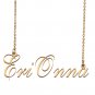 Custom Unique Charm Name Necklace Best Bridesmaid Jewelry Gifts for Her EriOnna