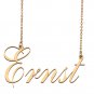 Custom Unique Charm Name Necklace Best Bridesmaid Jewelry Gifts for Her Ernst
