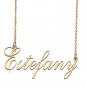 Custom Unique Charm Name Necklace Best Bridesmaid Jewelry Gifts for Her Estefany