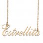 Custom Unique Charm Name Necklace Best Bridesmaid Jewelry Gifts for Her Estrellita