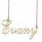 Custom Unique Charm Name Necklace Best Bridesmaid Jewelry Gifts for Her Evany