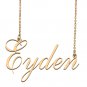 Custom Unique Charm Name Necklace Best Bridesmaid Jewelry Gifts for Her Eyden