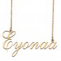 Custom Unique Charm Name Necklace Best Bridesmaid Jewelry Gifts for Her Eyonaa