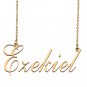 Custom Unique Charm Name Necklace Best Bridesmaid Jewelry Gifts for Her Ezekiel