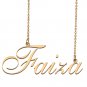 Custom Unique Charm Name Necklace Best Bridesmaid Jewelry Gifts for Her Faiza