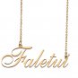 Custom Unique Charm Name Necklace Best Bridesmaid Jewelry Gifts for Her Faletui