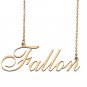 Custom Unique Charm Name Necklace Best Bridesmaid Jewelry Gifts for Her Fallon
