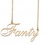 Custom Unique Charm Name Necklace Best Bridesmaid Jewelry Gifts for Her Fanty